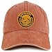 Trendy Apparel Shop Guerrero Mexico Gold Embroidered Patch Pigment Dyed Washed Baseball Cap