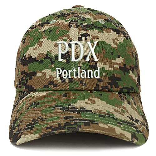 Trendy Apparel Shop PDX Portland Low Profile Soft Cotton Baseball Cap