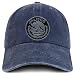 Trendy Apparel Shop Jalisco Mexico Charcoal Embroidered Patch Pigment Dyed Washed Baseball Cap