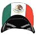 Trendy Apparel Shop 5 Panel Structured Trucker Cap with Mexico Flag Design Undervisor