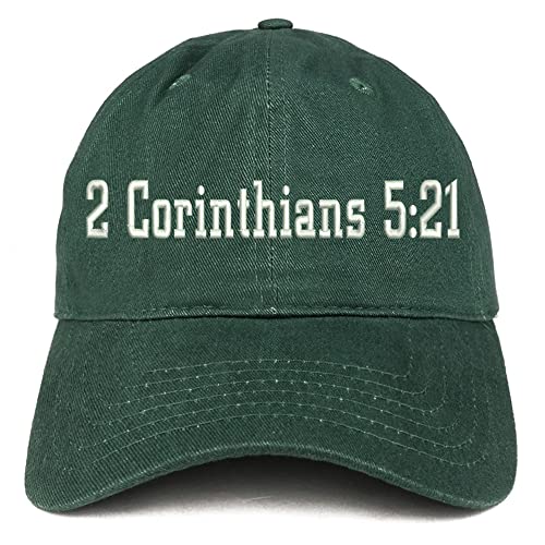 Trendy Apparel Shop 2 Corinthians 5:21 Low Profile Soft Cotton Baseball Cap