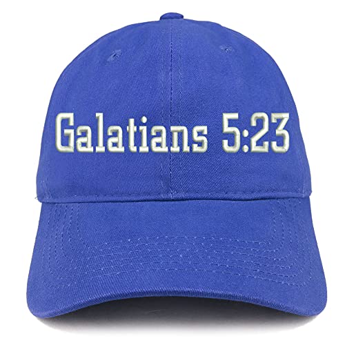 Trendy Apparel Shop Galatians 5:23 Low Profile Soft Cotton Baseball Cap