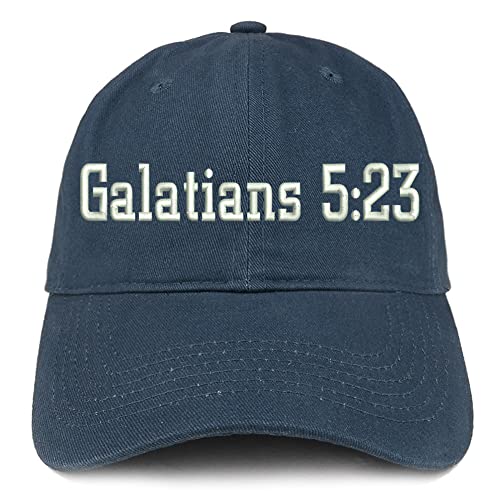 Trendy Apparel Shop Galatians 5:23 Low Profile Soft Cotton Baseball Cap