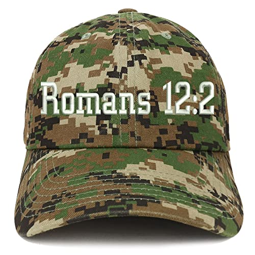 Trendy Apparel Shop Romans 12:2 Low Profile Soft Cotton Baseball Cap