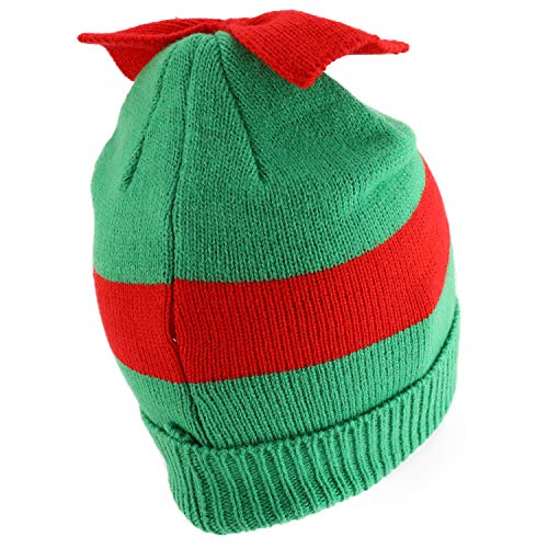 Trendy Apparel Shop Christmas Themed Funny Ugly Holiday Pom Knit Beanie Hats