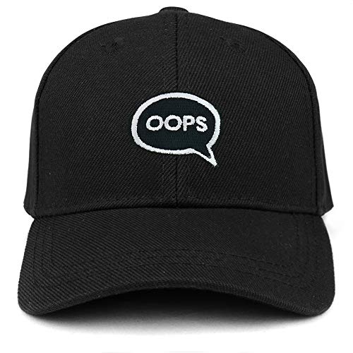 Trendy Apparel Shop Oops Patch Structured Infant Baseball Cap