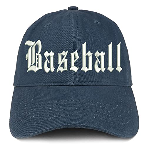 Trendy Apparel Shop Old English Baseball Low Profile Soft Cotton Baseball Cap
