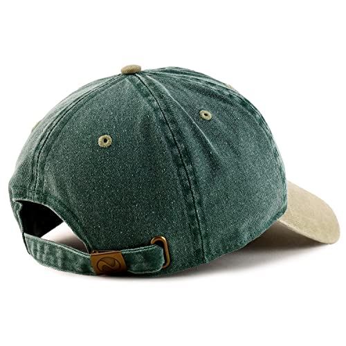 Trendy Apparel Shop Established 1949 Embroidered 75th Birthday Gift Pigment Dyed Washed Cotton Cap