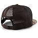 Trendy Apparel Shop Circular Mexico Patch 5 Panel Flatbill Trucker Cap