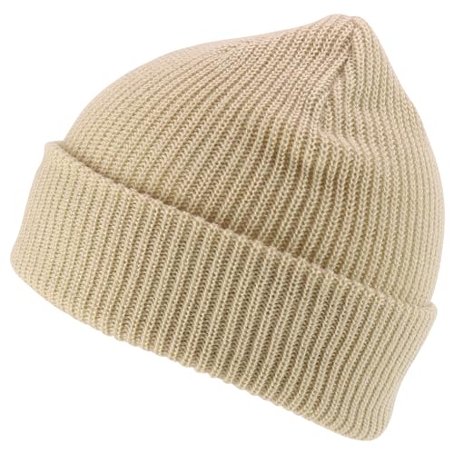 Trendy Apparel Shop Warm Winter Acrylic Ribbed Knit Cuff Beanie Hat