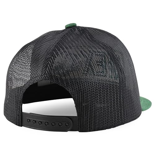 Trendy Apparel Shop MEX 3D Embroidered Flatbill Snapback Cap
