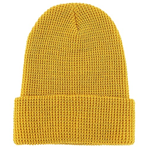 Trendy Apparel Shop Warm Waffle Knit Cuff Beanie