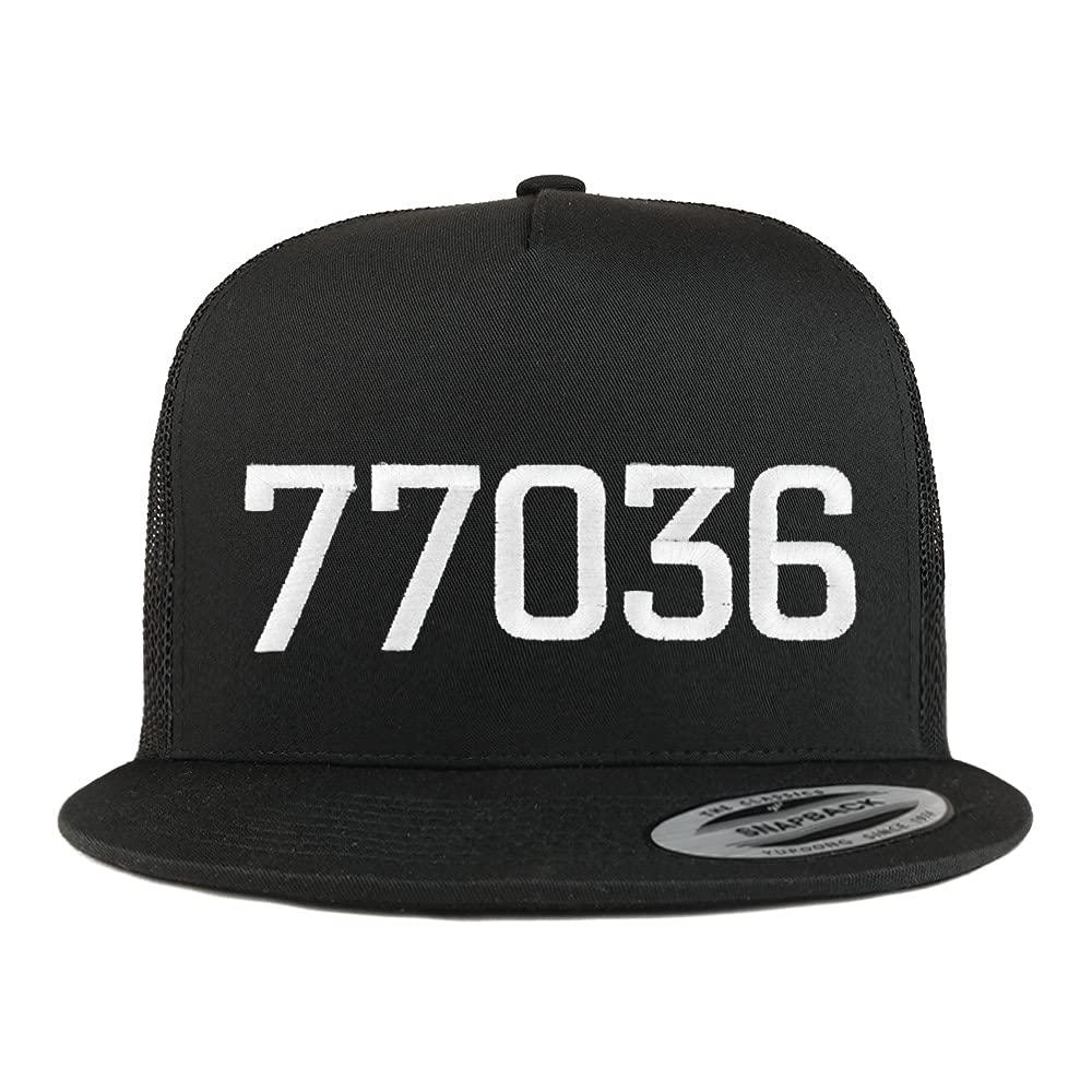 Trendy Apparel Shop 77036 Houston TX Old English 5 Panel Flatbill Trucker Cap