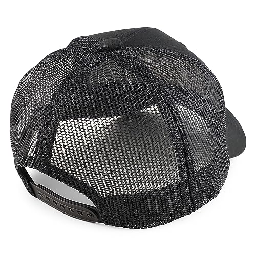 Trendy Apparel Shop Horse Patch Structured Curved Bill Mesh Snapback Baseball Cap