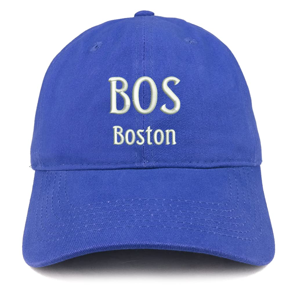 Trendy Apparel Shop BOS Boston Low Profile Soft Cotton Baseball Cap