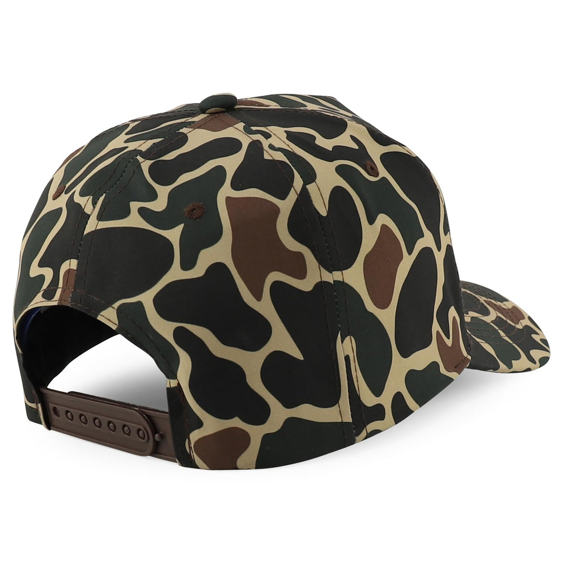 Trendy Apparel Shop A Frame 5 Panel Structured Crown Duck Camo Baseball Cap