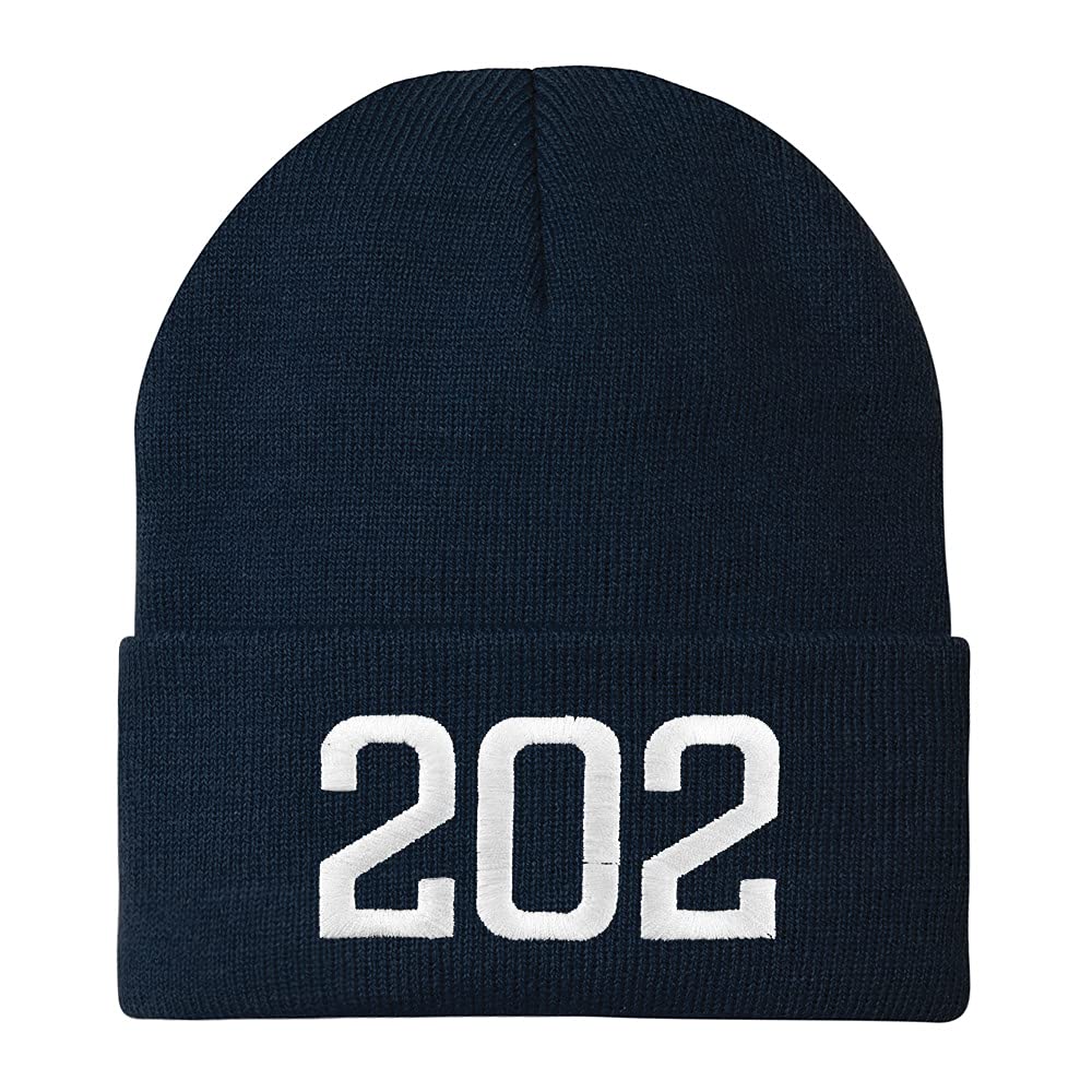 Trendy Apparel Shop South Carolina SC Old English Embroidered Long Cuff Beanie