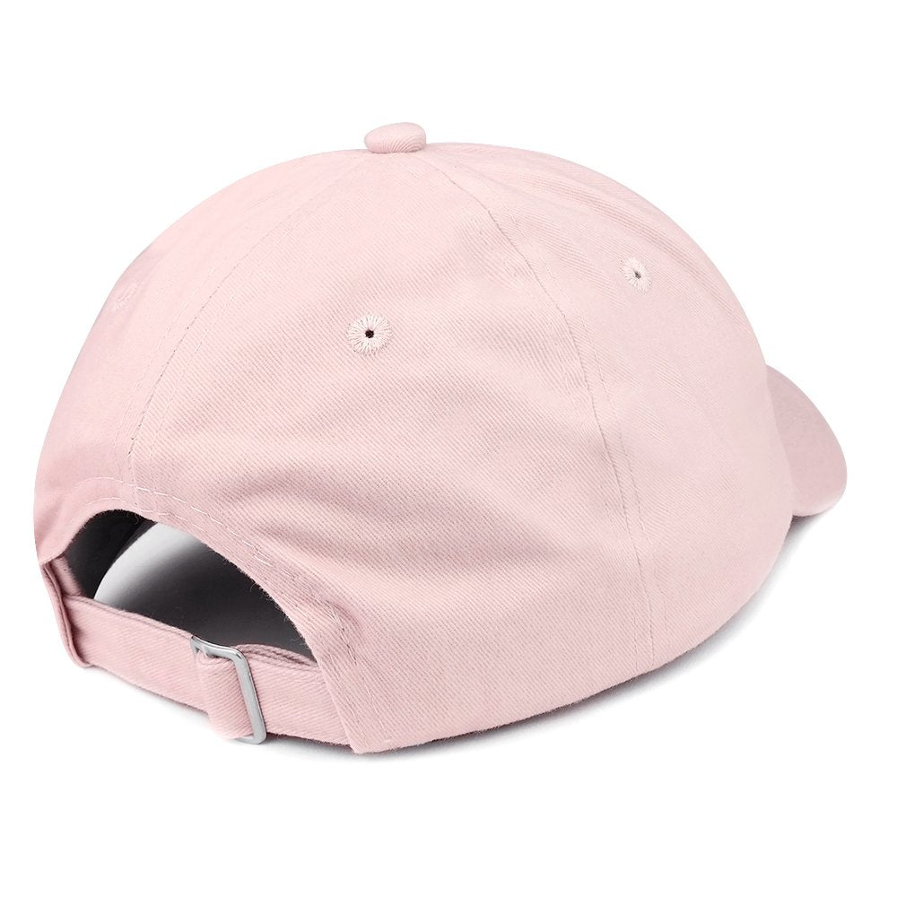 Trendy Apparel Shop Best Papa Ever One Line Embroidered Soft Crown 100% Brushed Cotton Cap