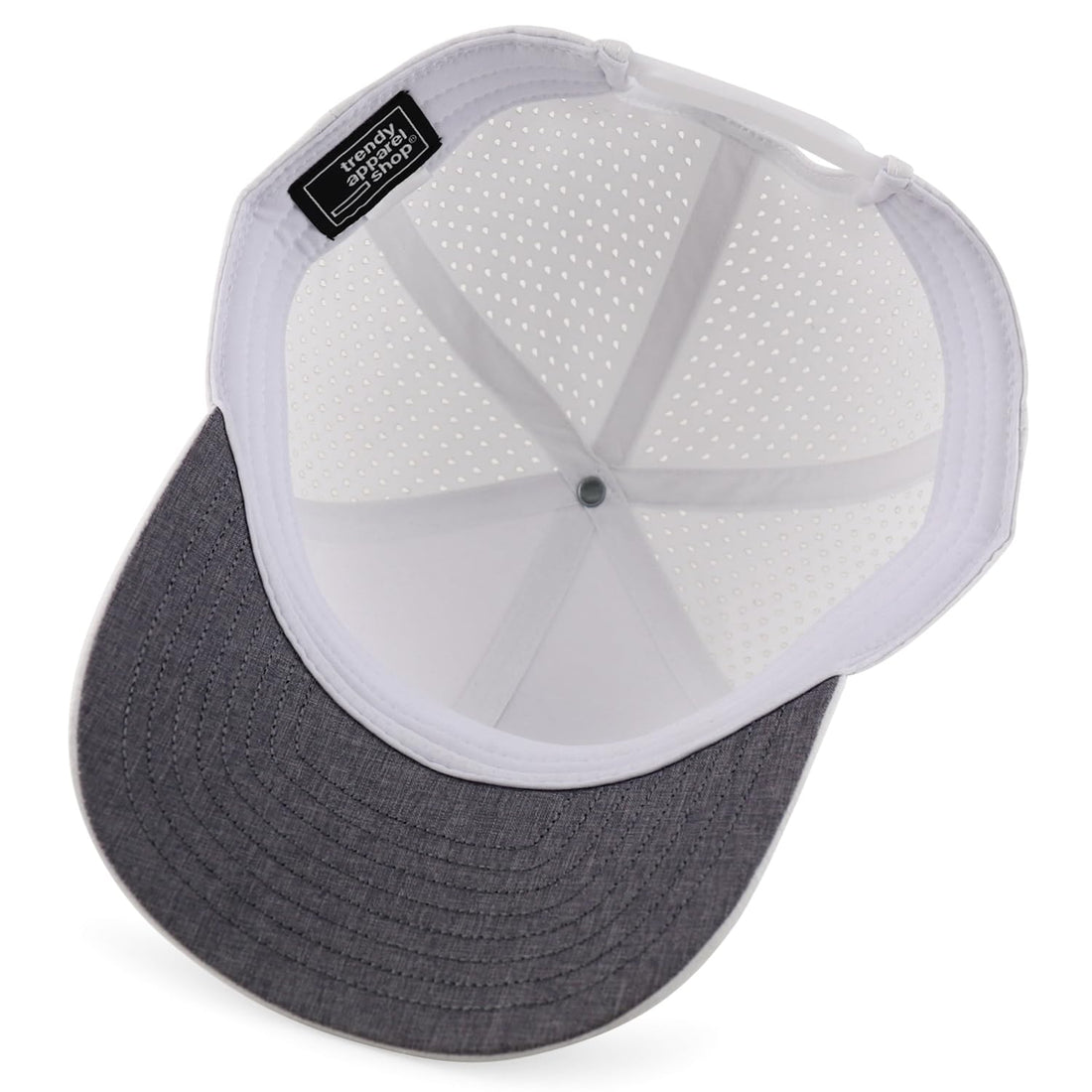 Trendy Apparel Shop Oversize XXL Laser Cut Holes Back Performance Snapback Ball Cap