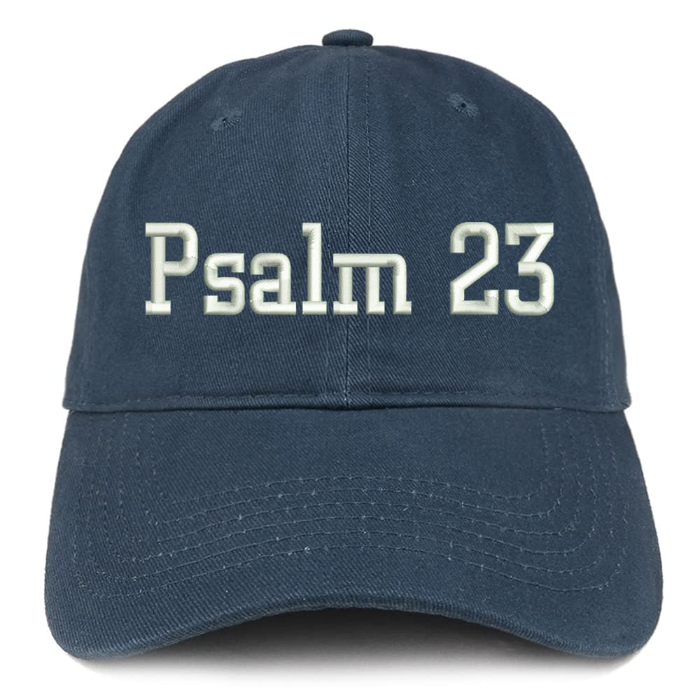 Trendy Apparel Shop Psalm 23 Low Profile Soft Cotton Baseball Cap