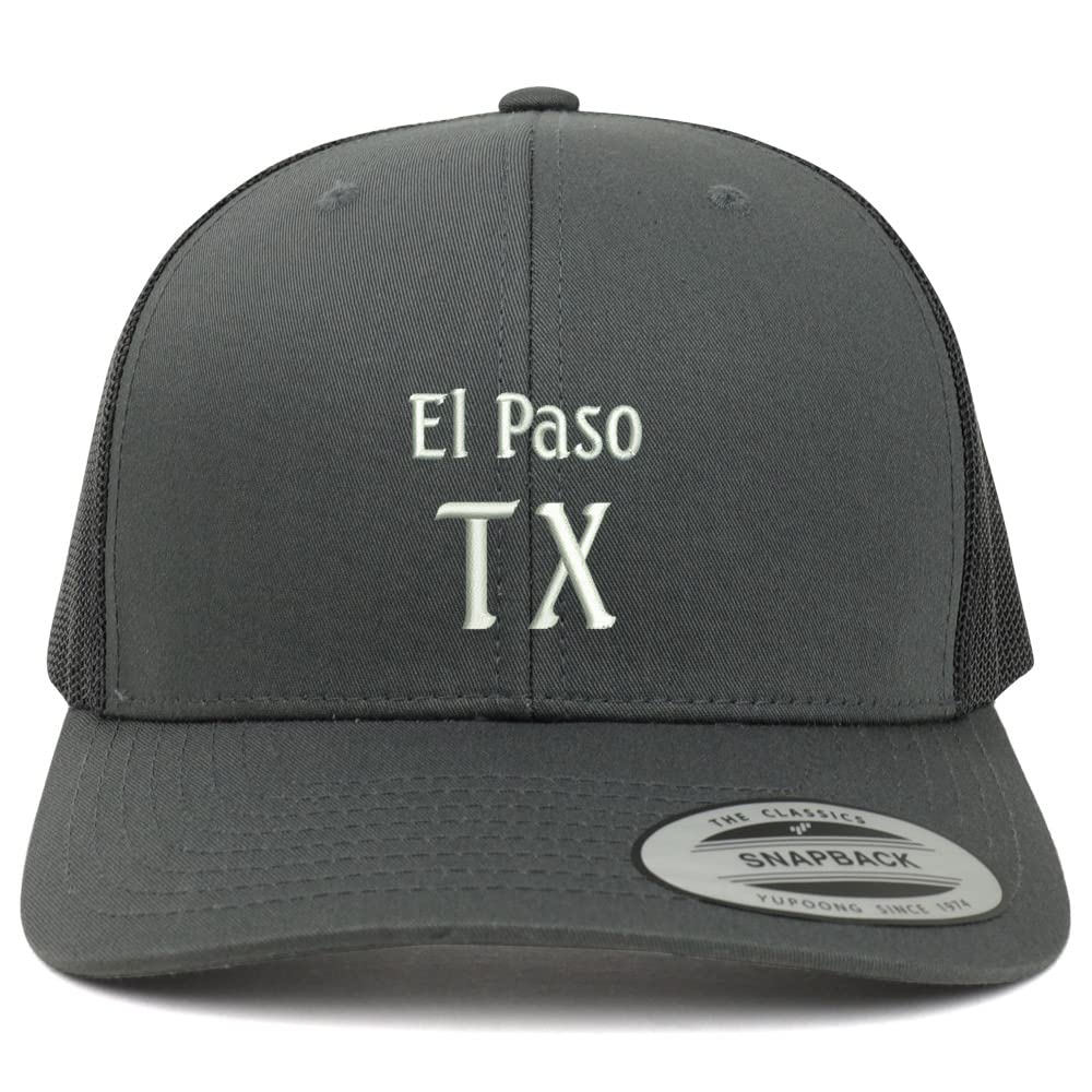 Trendy Apparel Shop El Paso TX Embroidered Retro Fit Trucker Mesh Cap