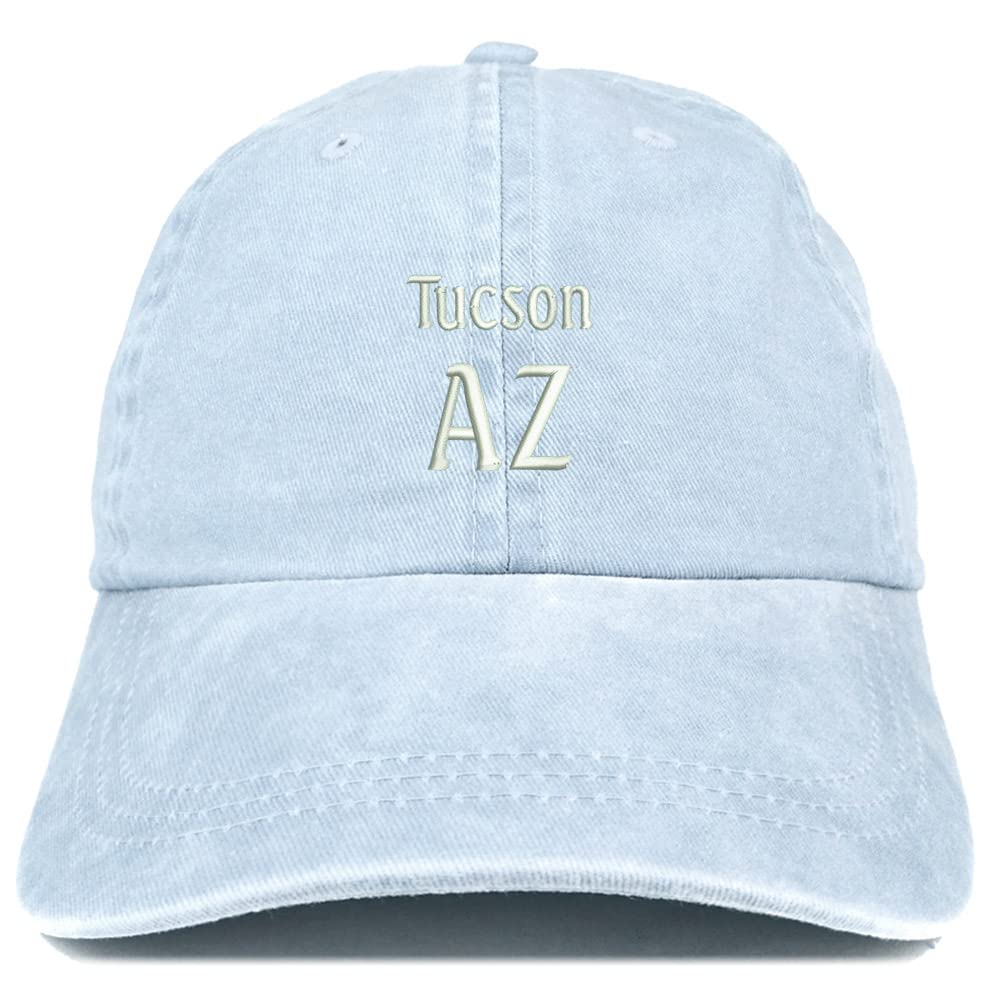Trendy Apparel Shop Tucson AZ Embroidered Pigment Dyed Washed Baseball Cap