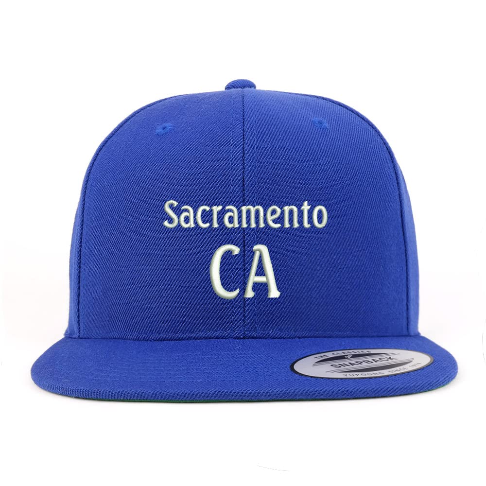 Trendy Apparel Shop Sacramento CA Embroidered Flatbill Snapback