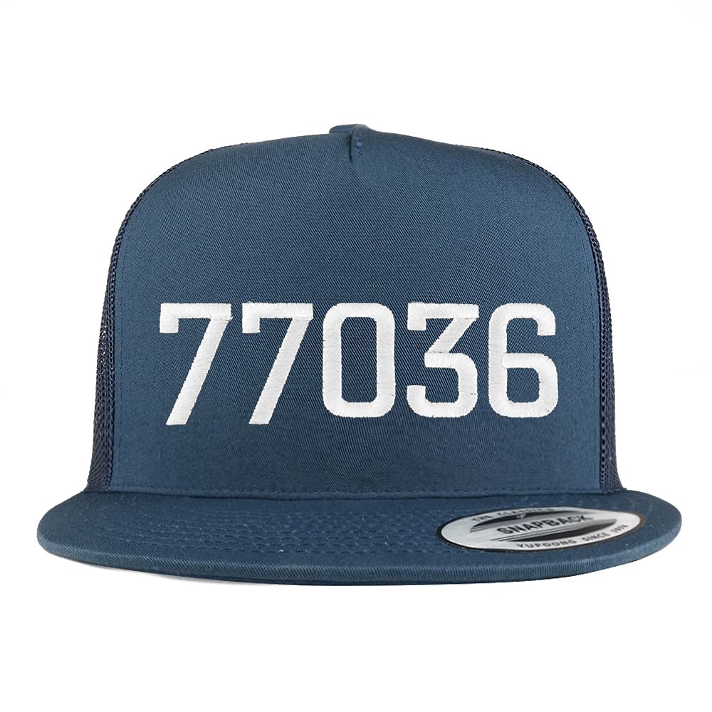 Trendy Apparel Shop 77036 Houston TX Old English 5 Panel Flatbill Trucker Cap