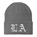 Trendy Apparel Shop Louisiana LA Old English Embroidered Long Cuff Beanie
