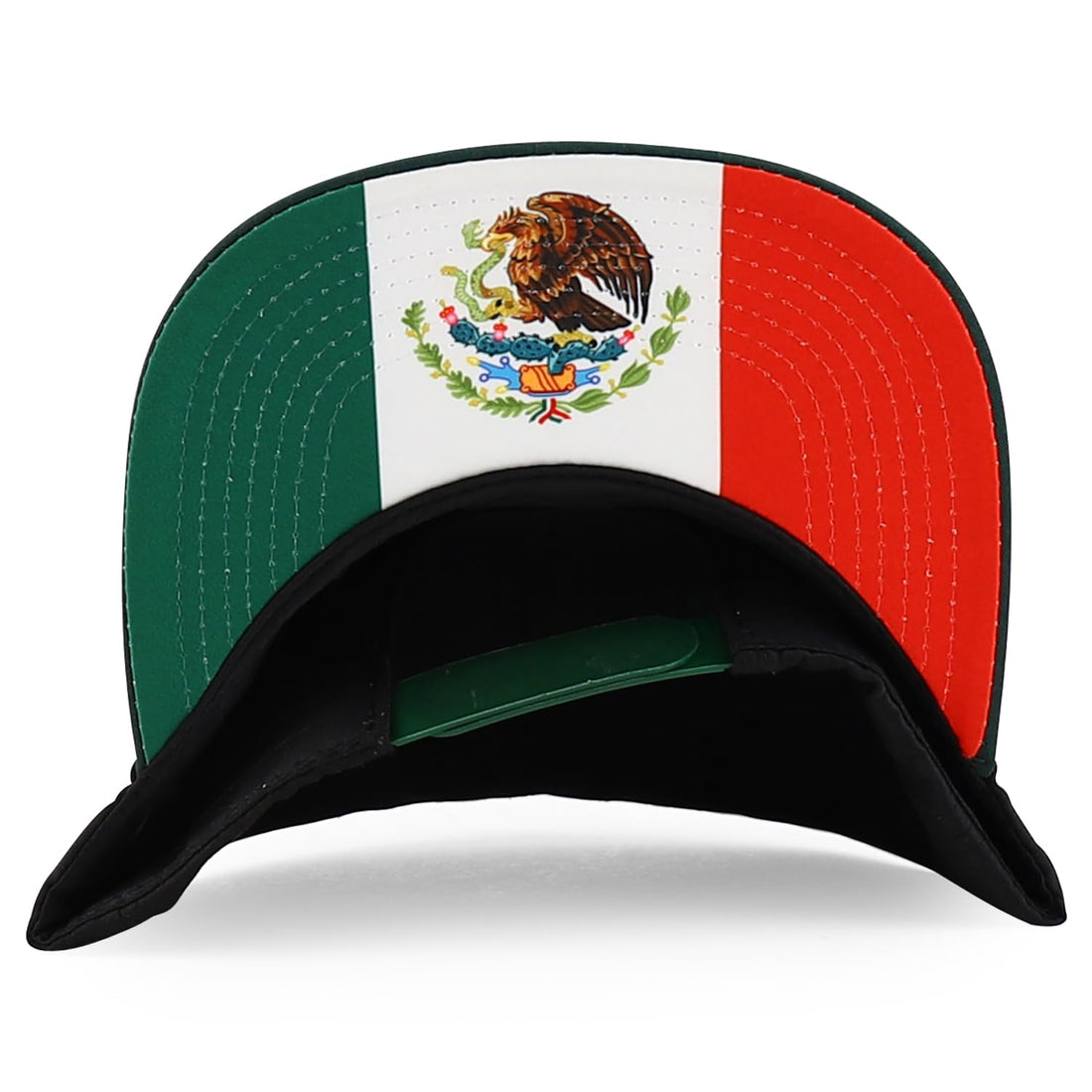 Trendy Apparel Shop Mexico Guadalupe Embroidered Flat Bill Snapback Cap