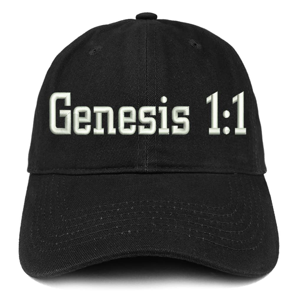 Trendy Apparel Shop Genesis 1:1 Low Profile Soft Cotton Baseball Cap