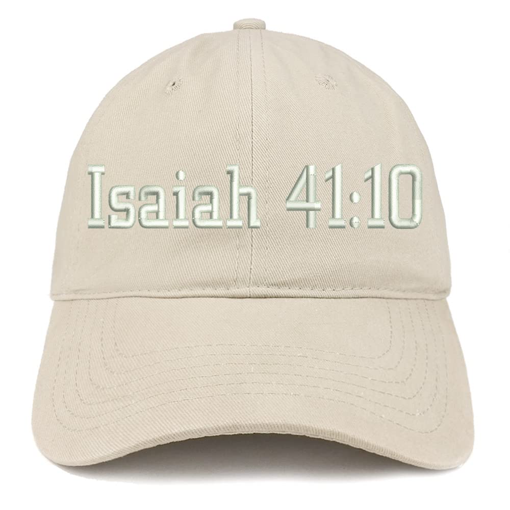 Trendy Apparel Shop Isaiah 41:10 Low Profile Soft Cotton Baseball Cap