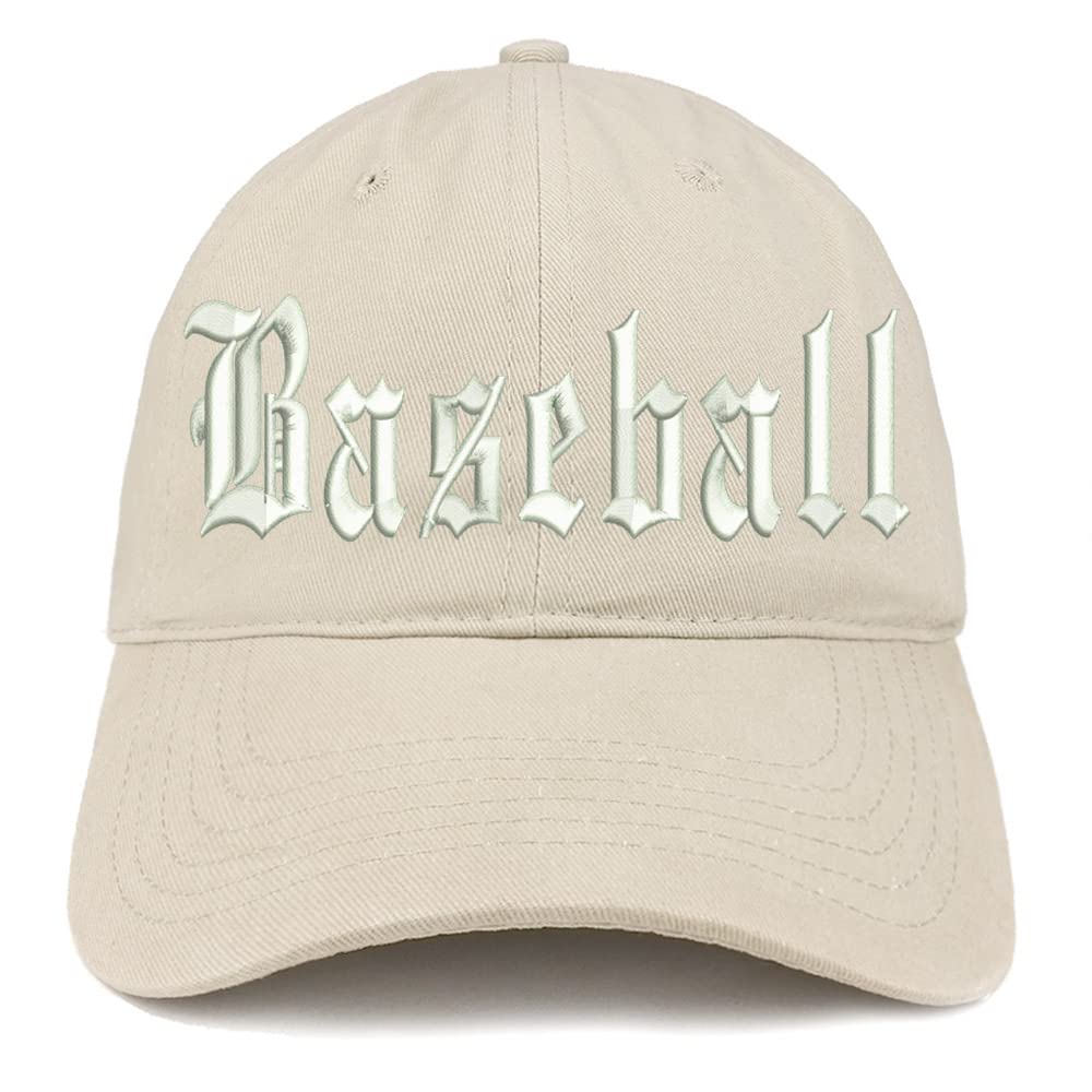 Trendy Apparel Shop Old English Baseball Low Profile Soft Cotton Baseball Cap