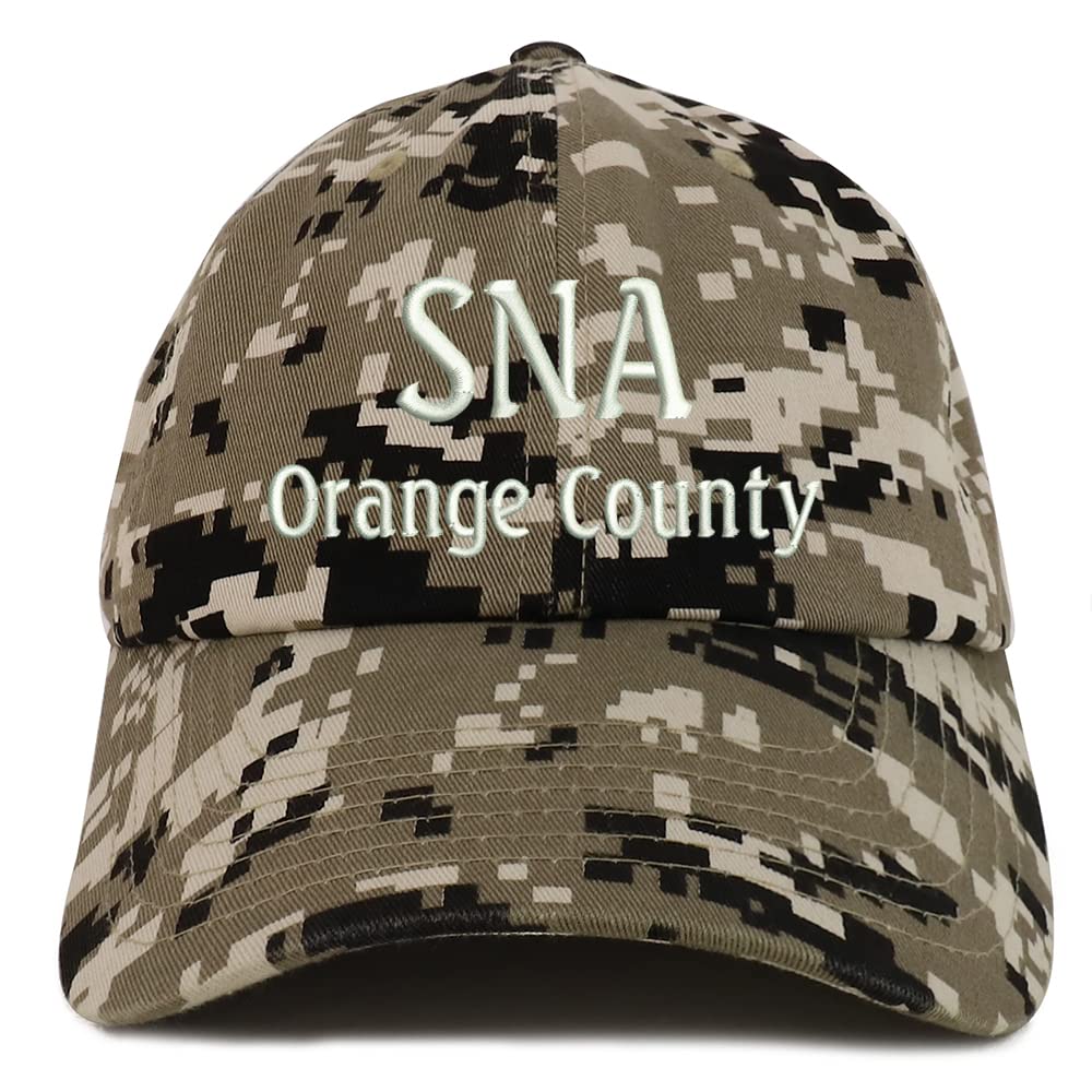 Trendy Apparel Shop SNA Orange County Low Profile Soft Cotton Baseball Cap