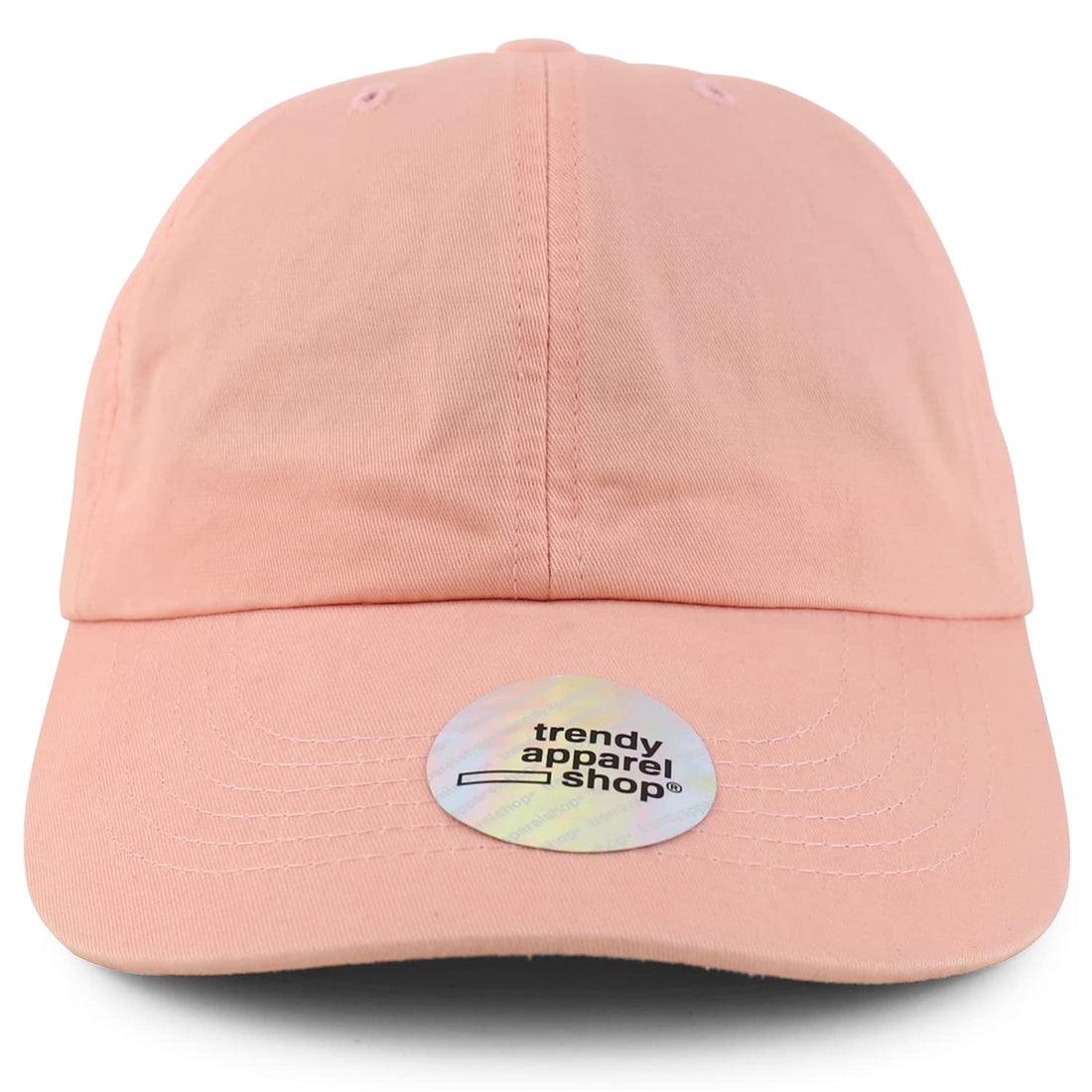 Trendy Apparel Shop Oversized XXL Organic Cotton Unstructured Soft Crown Cotton Dad Hat