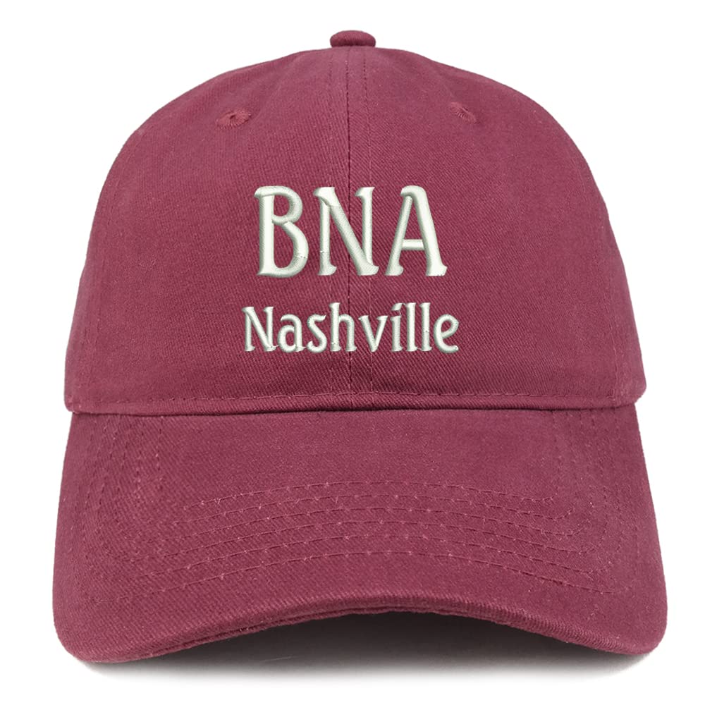 Trendy Apparel Shop BNA Nashville Low Profile Soft Cotton Baseball Cap