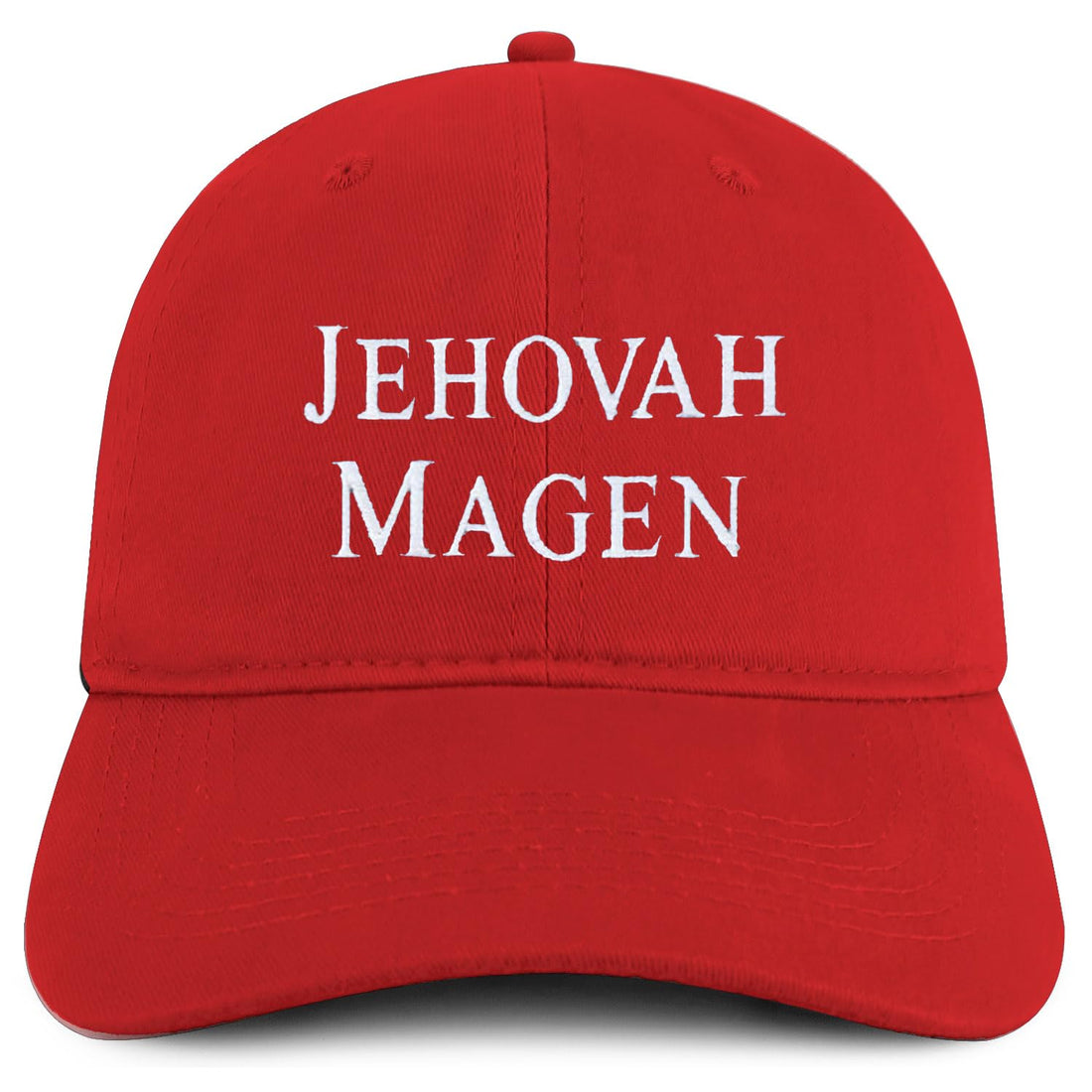 Trendy Apparel Shop Jehovah Magen Embroidered Soft Cotton Baseball Cap