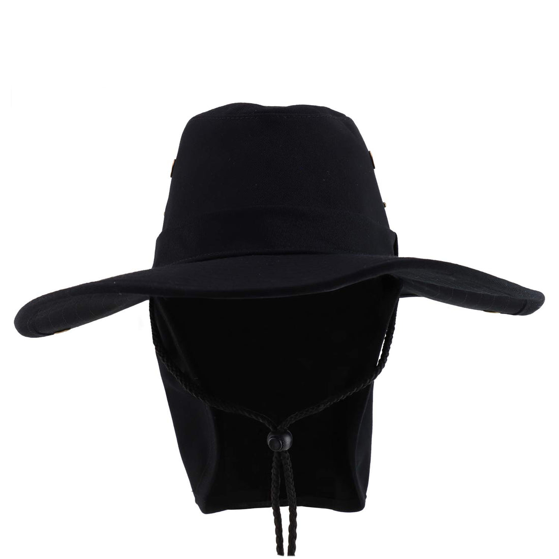 Trendy Apparel Shop XXL Oversize Cowboy Style Cap with Neck Flap