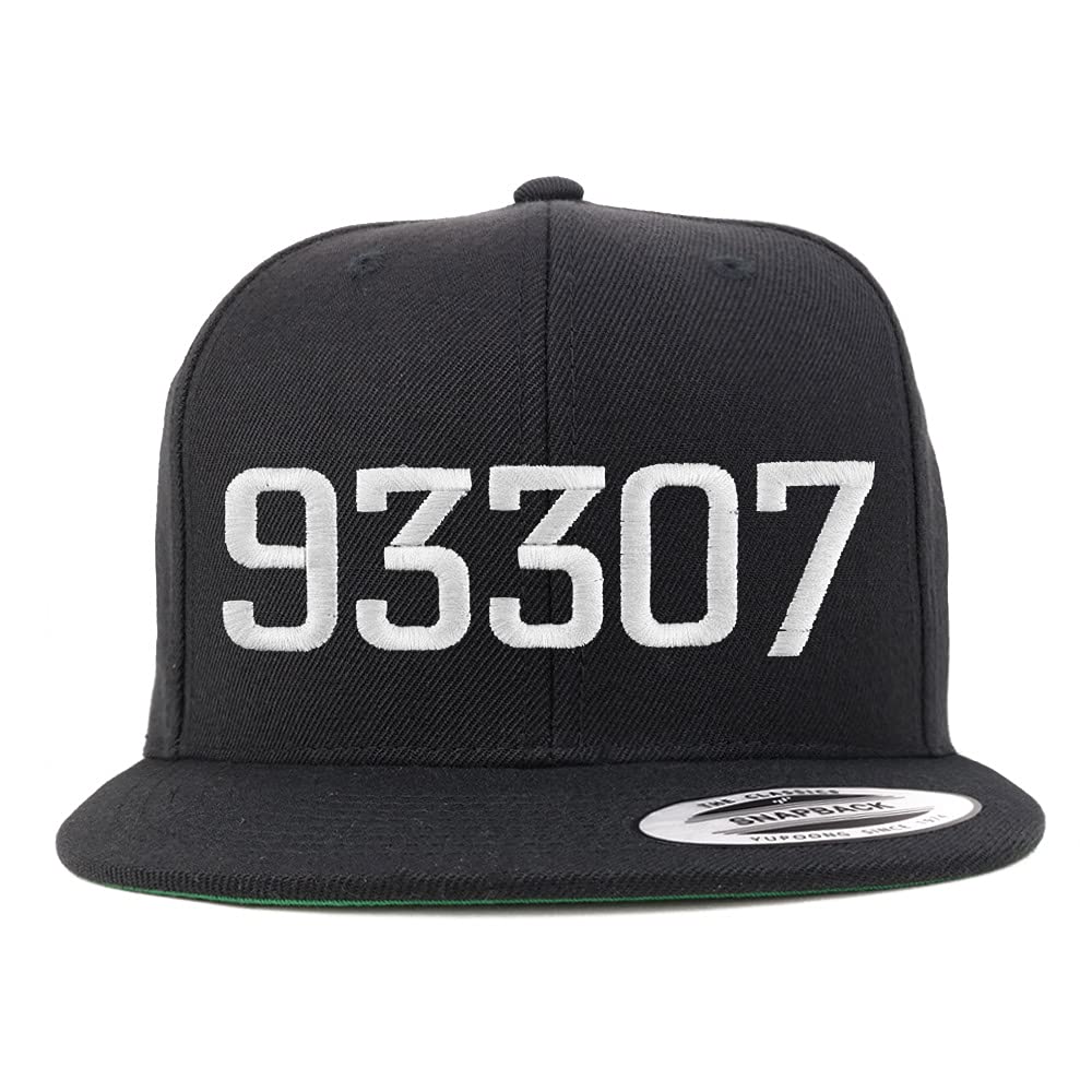 Trendy Apparel Shop 93307 Bakersfield CA Old English Embroidered Flatbill Snapback