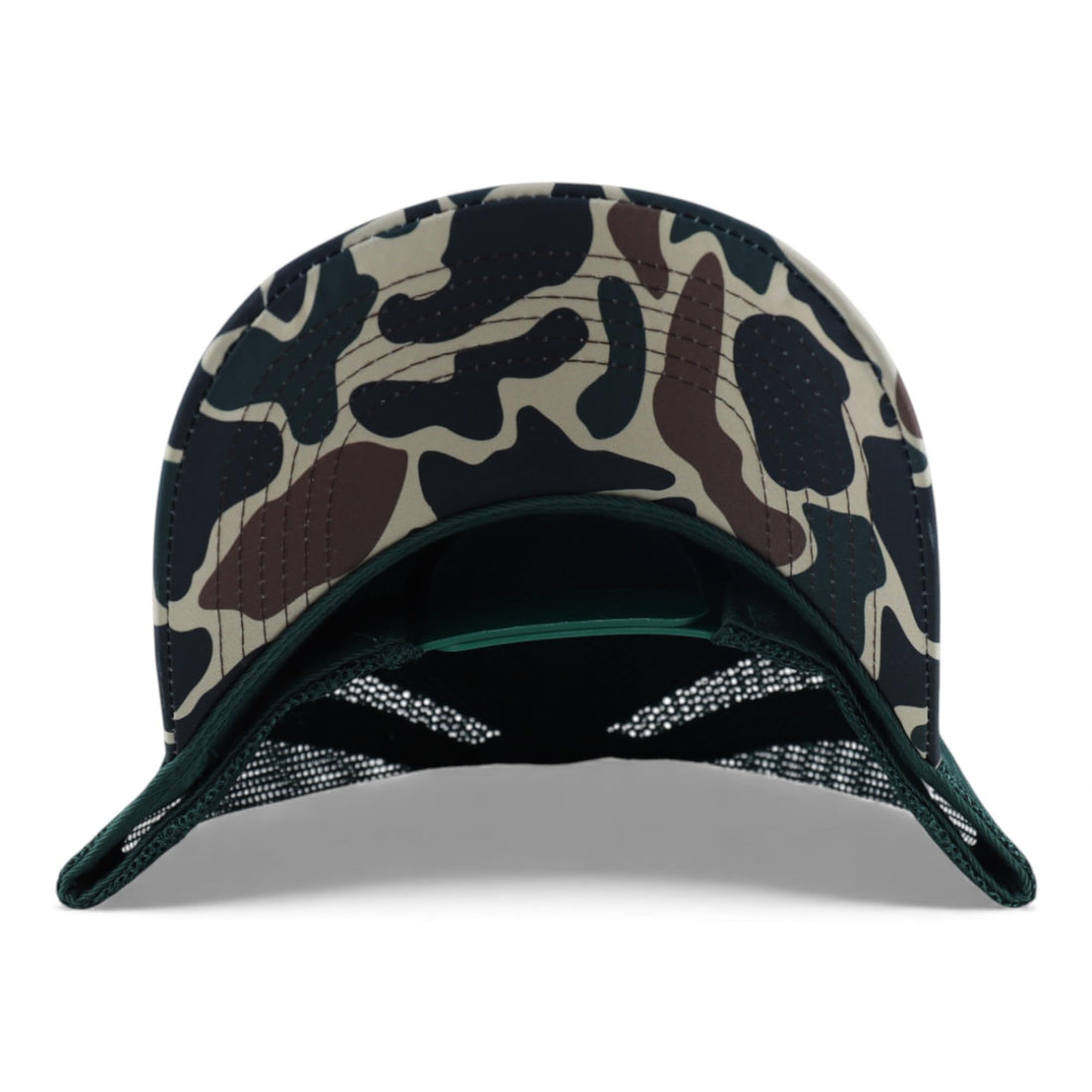 Trendy Apparel Shop 5 Panel Structured Crown Curved Bill Trucker Cap