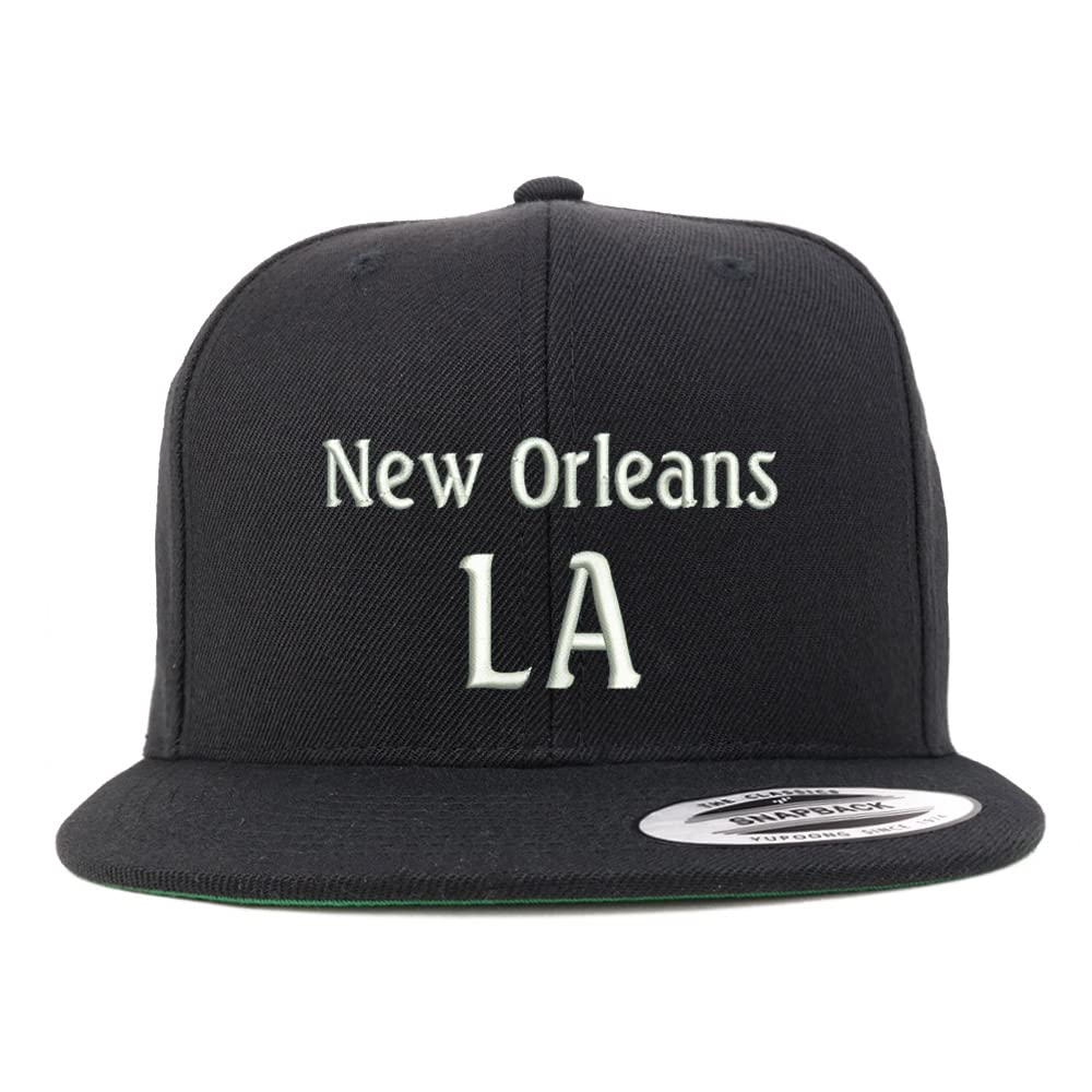 Trendy Apparel Shop New Orleans LA Embroidered Flatbill Snapback