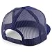 Trendy Apparel Shop Structured High Crown 5 Panel Round Flat Bill Trucker Cap