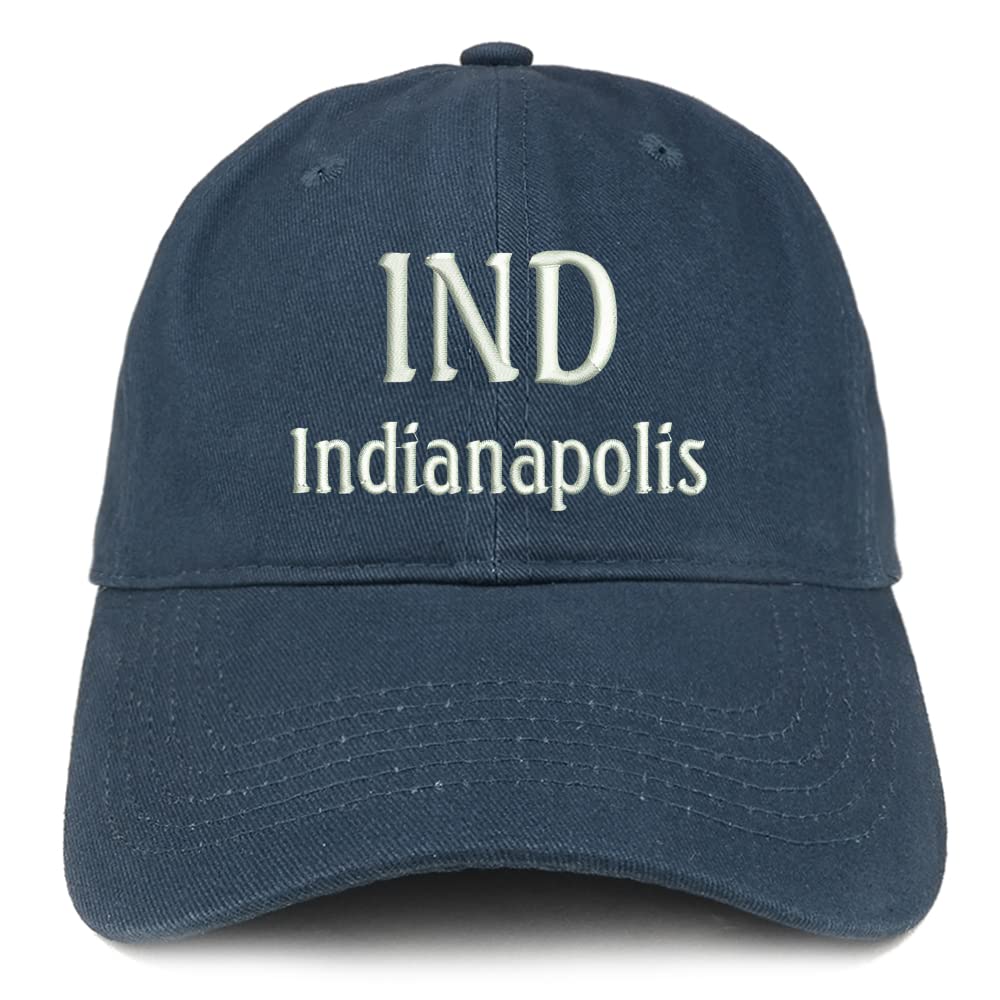 Trendy Apparel Shop IND Indianapolis Low Profile Soft Cotton Baseball Cap
