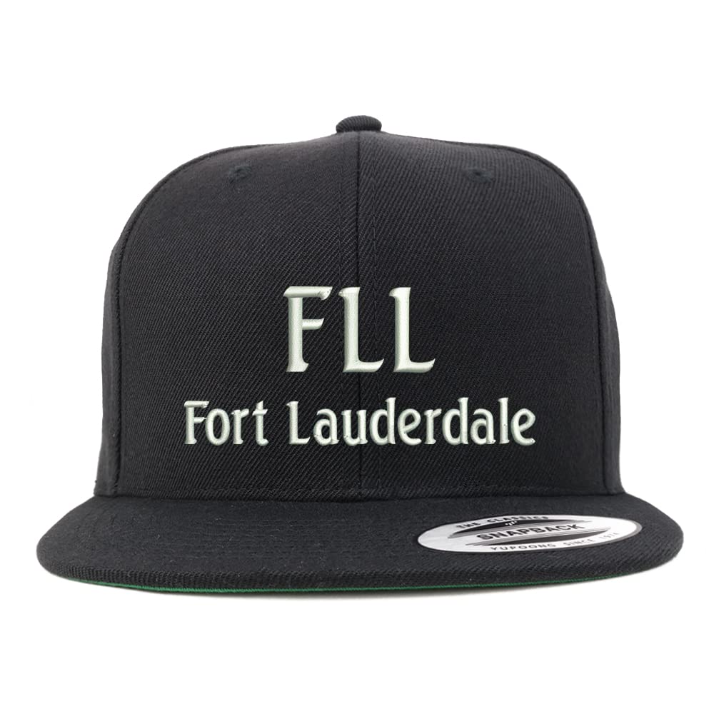 Trendy Apparel Shop FLL Fort Lauderdale Embroidered Flatbill Snapback