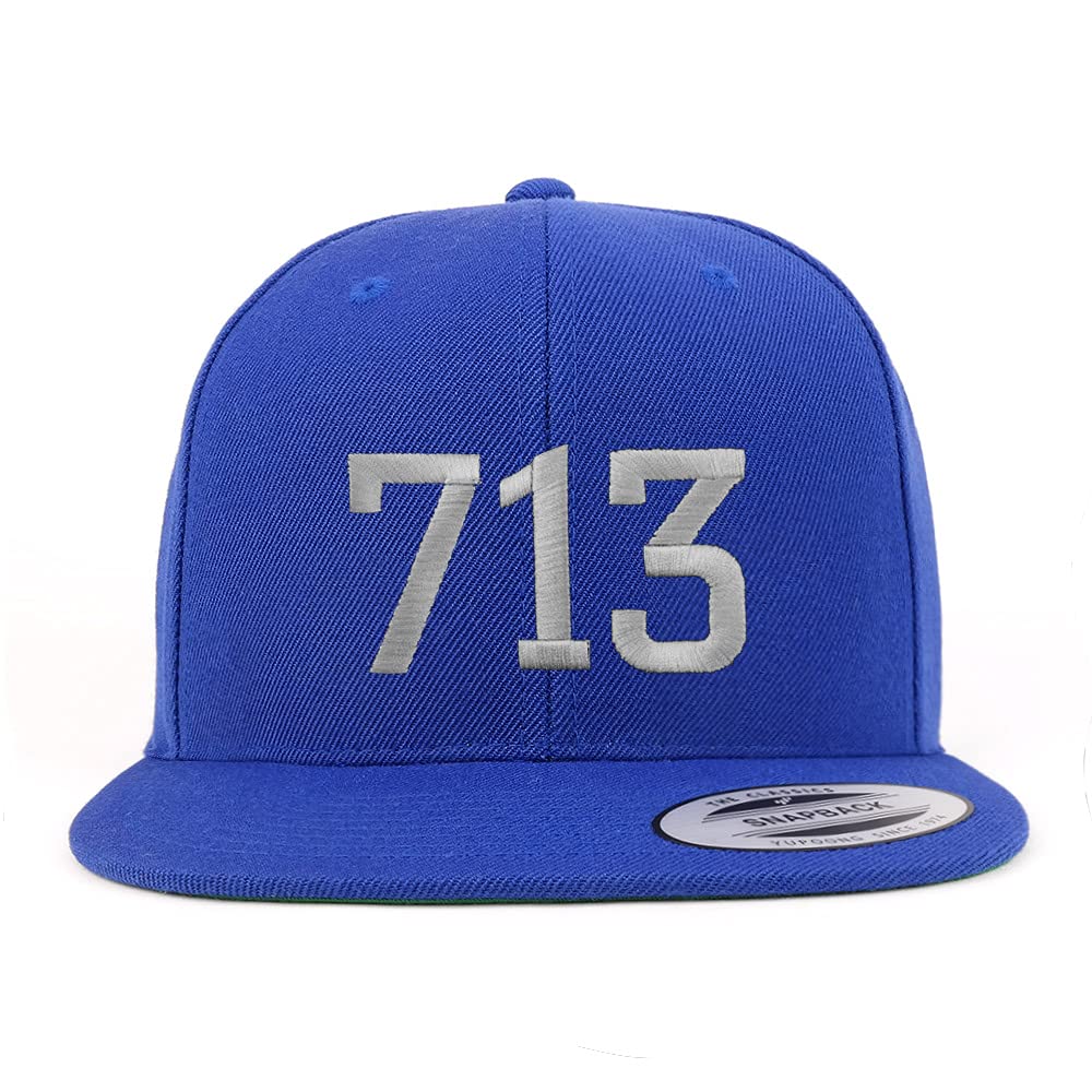 Trendy Apparel Shop Houston 713 Old English Embroidered Flatbill Snapback