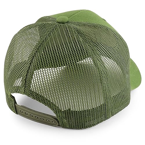 Trendy Apparel Shop Rooster Patch Embroidered Mesh Snapback Baseball Cap