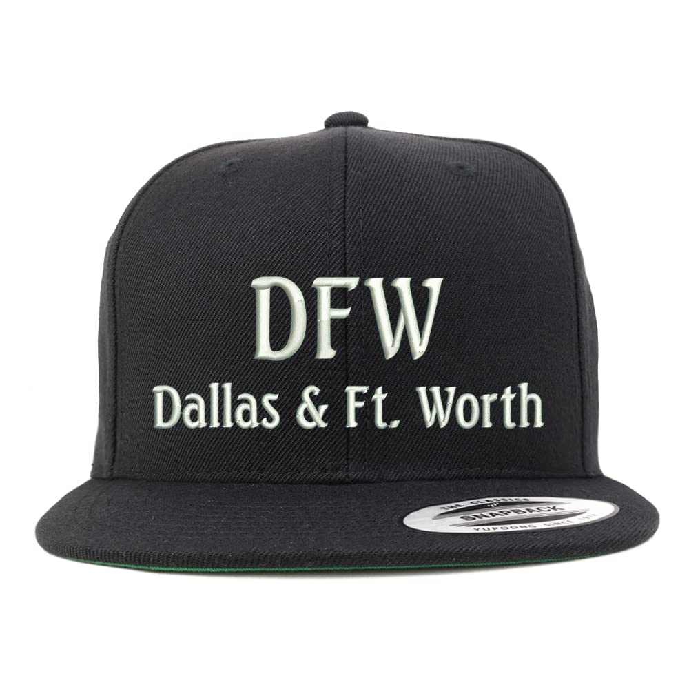 Trendy Apparel Shop DFW Dallas and Fort Worth Embroidered Flatbill Snapback
