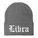 Trendy Apparel Shop Libra Old English Embroidered Long Cuff Beanie