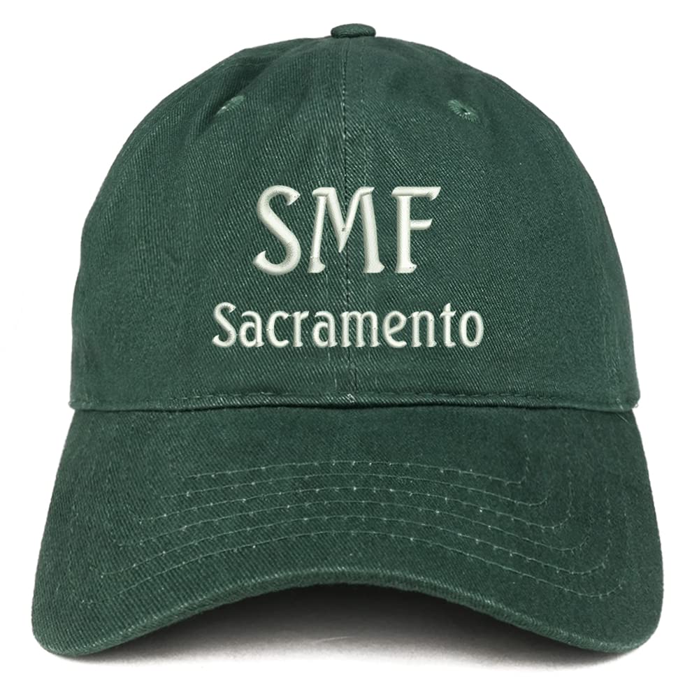 Trendy Apparel Shop SMF Sacramento Low Profile Soft Cotton Baseball Cap