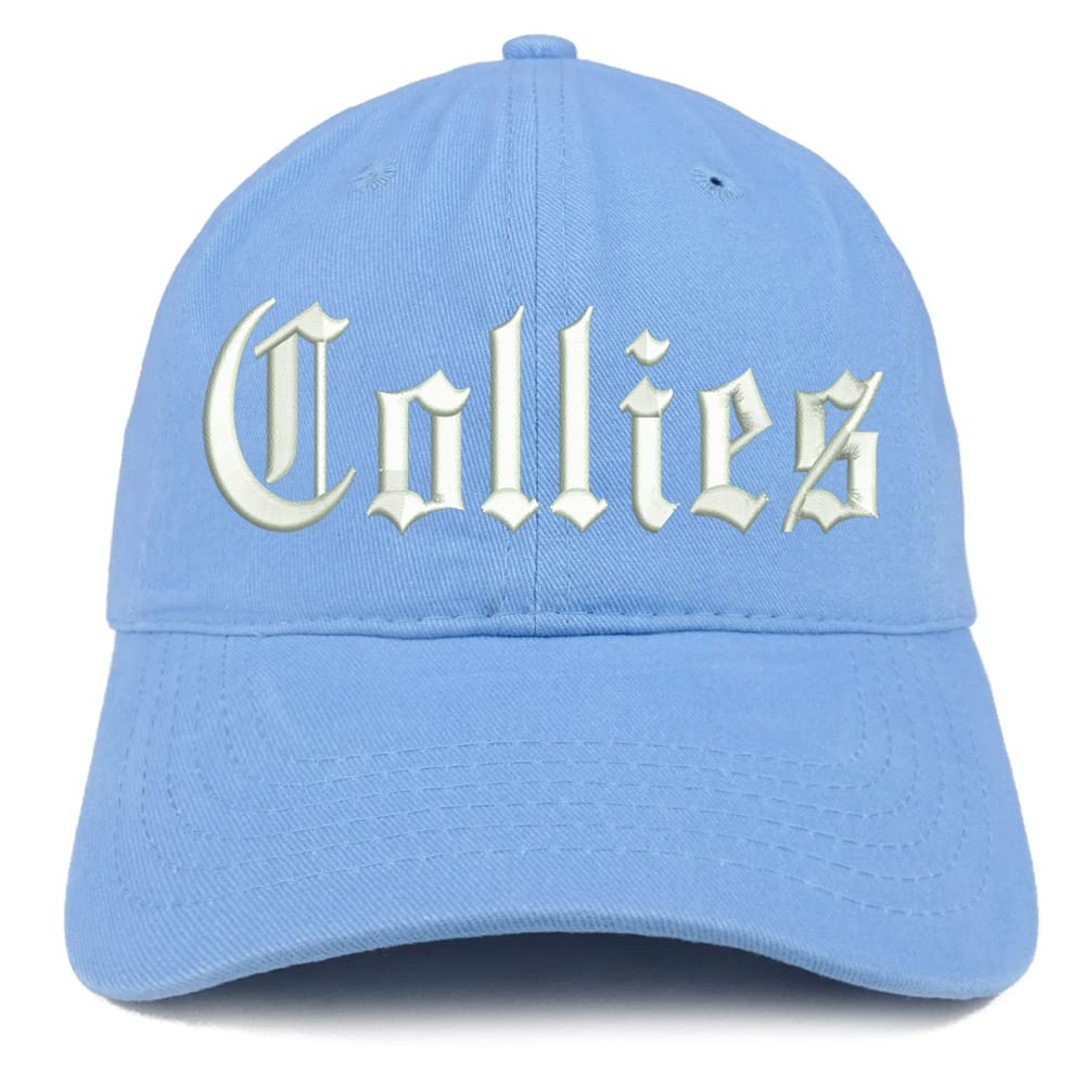 Trendy Apparel Shop Old English Collies Low Profile Soft Cotton Baseball Cap